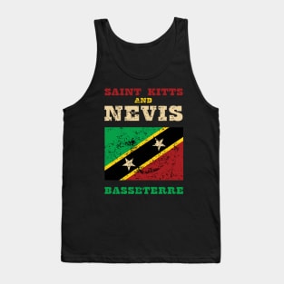 Flag of Saint Kitts and Nevis Tank Top